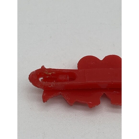 Lot of 13 Vintage VTG Clip 1 1/2" Goody Baby Girl Barrettes Bows Plastic & Metal - Picture 8 of 9